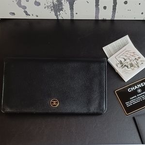 CHANEL CAVIAR LONG WALLET